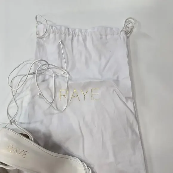 RAYE Kourtney Block Heel in White